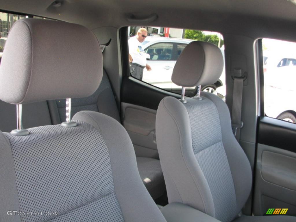 Graphite Gray Interior 2008 Toyota Tacoma V6 PreRunner TRD Sport Double Cab Photo #39787318