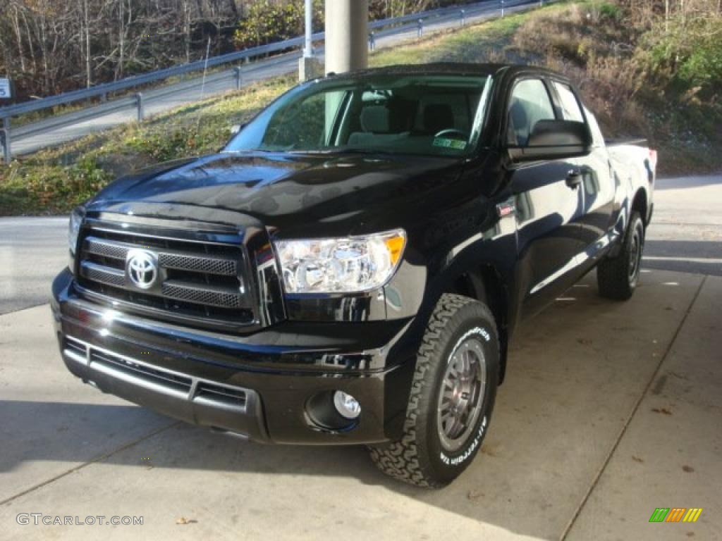 2011 Tundra TRD Rock Warrior Double Cab 4x4 - Black / Black photo #5