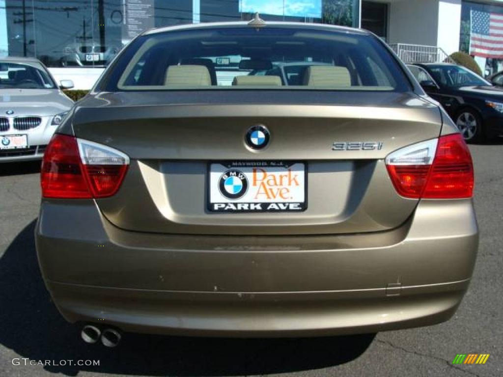 2006 3 Series 325i Sedan - Sonora Metallic / Beige photo #7