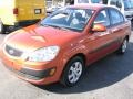 Sunset Orange - Rio LX Sedan Photo No. 3