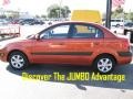 Sunset Orange - Rio LX Sedan Photo No. 4