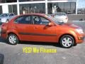 Sunset Orange - Rio LX Sedan Photo No. 9