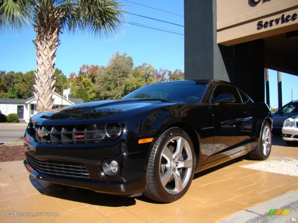 Black 2010 Chevrolet Camaro SS/RS Coupe Exterior Photo #39789430