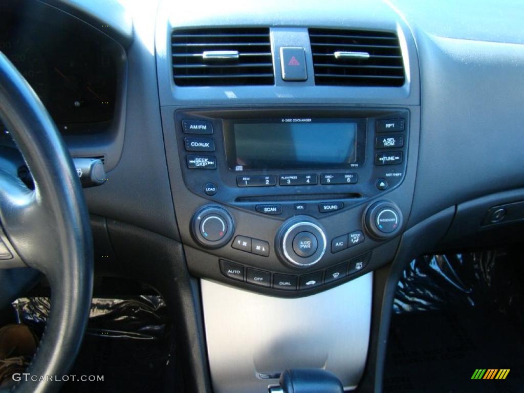 2003 Accord EX-L Coupe - Satin Silver Metallic / Black photo #5