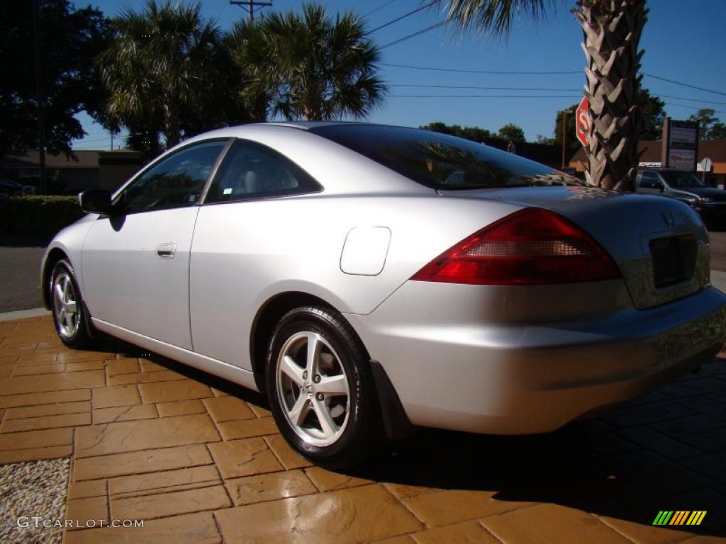 2003 Accord EX-L Coupe - Satin Silver Metallic / Black photo #12