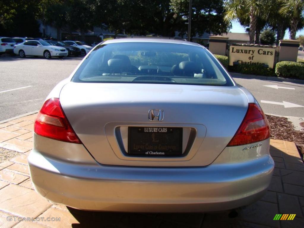 2003 Accord EX-L Coupe - Satin Silver Metallic / Black photo #13