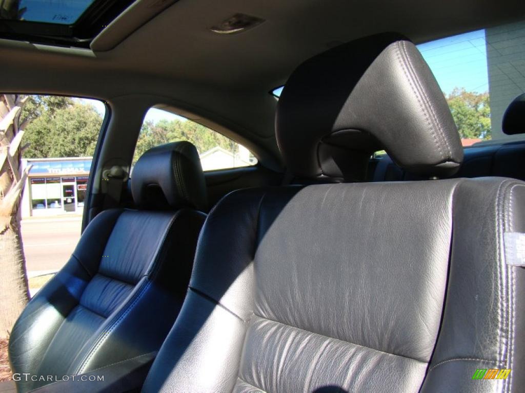 2003 Accord EX-L Coupe - Satin Silver Metallic / Black photo #16