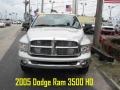 2005 Bright Silver Metallic Dodge Ram 3500 Laramie Quad Cab Dually  photo #2