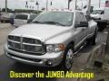 Bright Silver Metallic - Ram 3500 Laramie Quad Cab Dually Photo No. 3