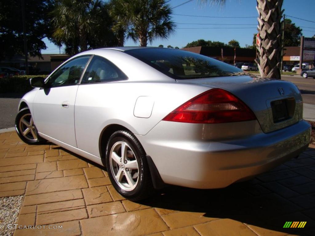 2003 Accord EX-L Coupe - Satin Silver Metallic / Black photo #28