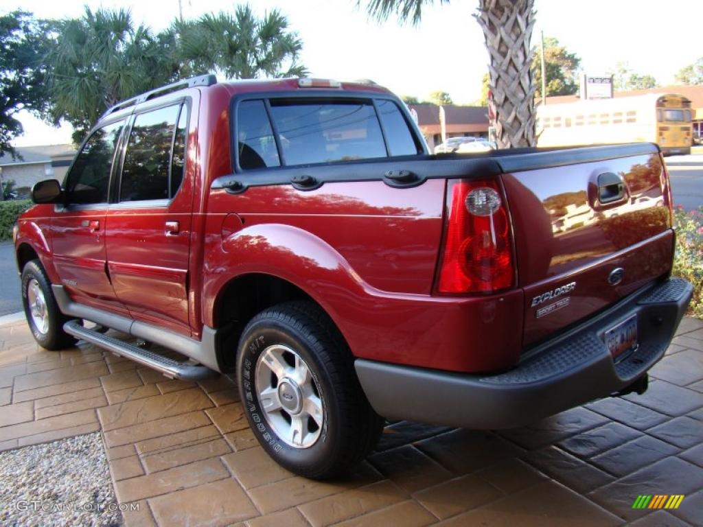 Toreador Red Metallic 2001 Ford Explorer Sport Trac 4x4 Exterior Photo #39790478