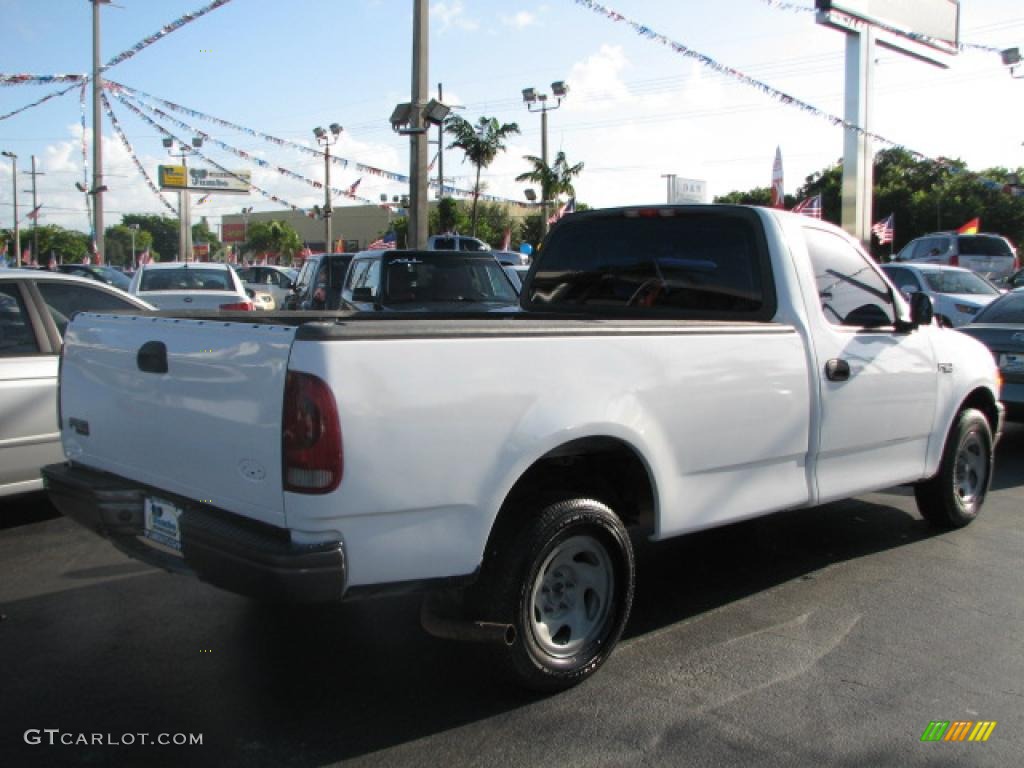 2004 F150 XL Heritage Regular Cab - Oxford White / Heritage Graphite Grey photo #8