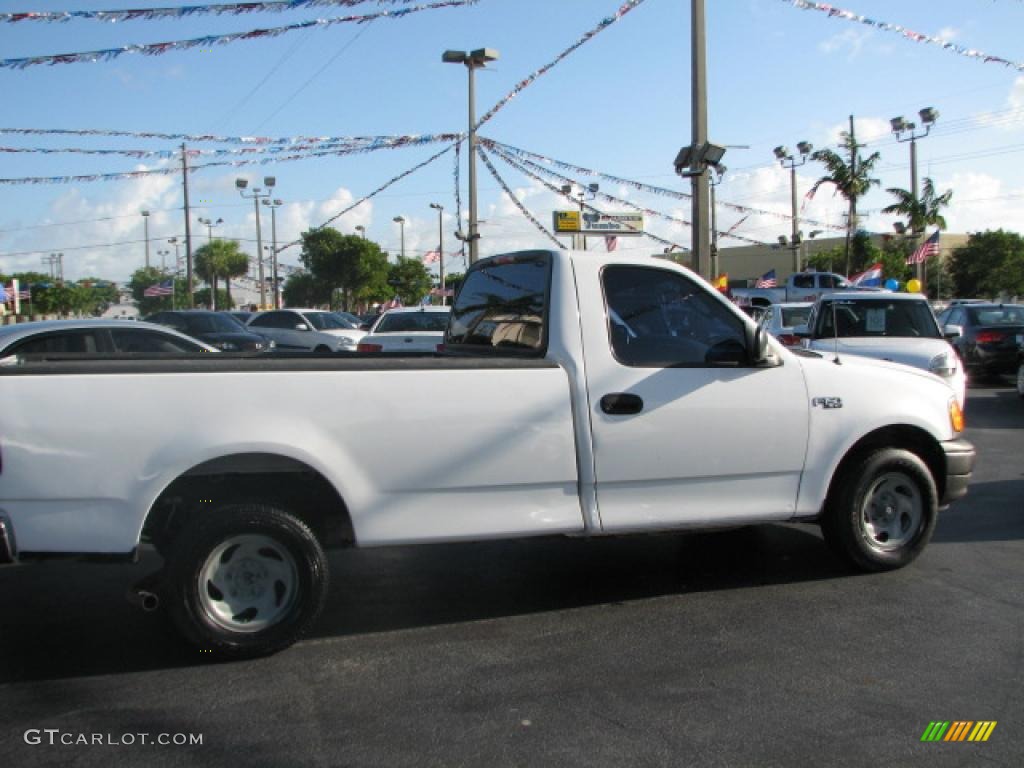 2004 F150 XL Heritage Regular Cab - Oxford White / Heritage Graphite Grey photo #9