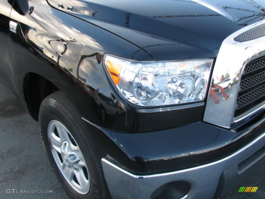 2008 Tundra Double Cab - Black / Graphite Gray photo #2