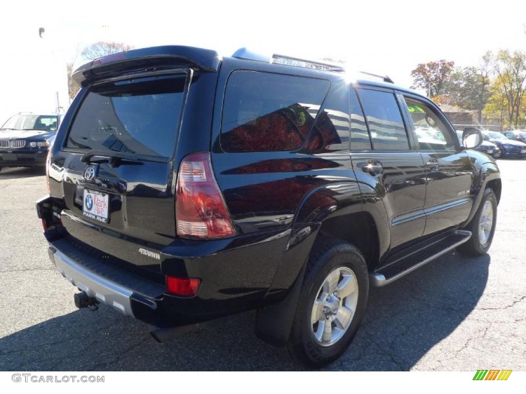 2004 4Runner Limited 4x4 - Black / Taupe photo #2