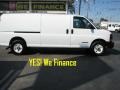 Summit White - Savana Van 3500 Extended Cargo Photo No. 10