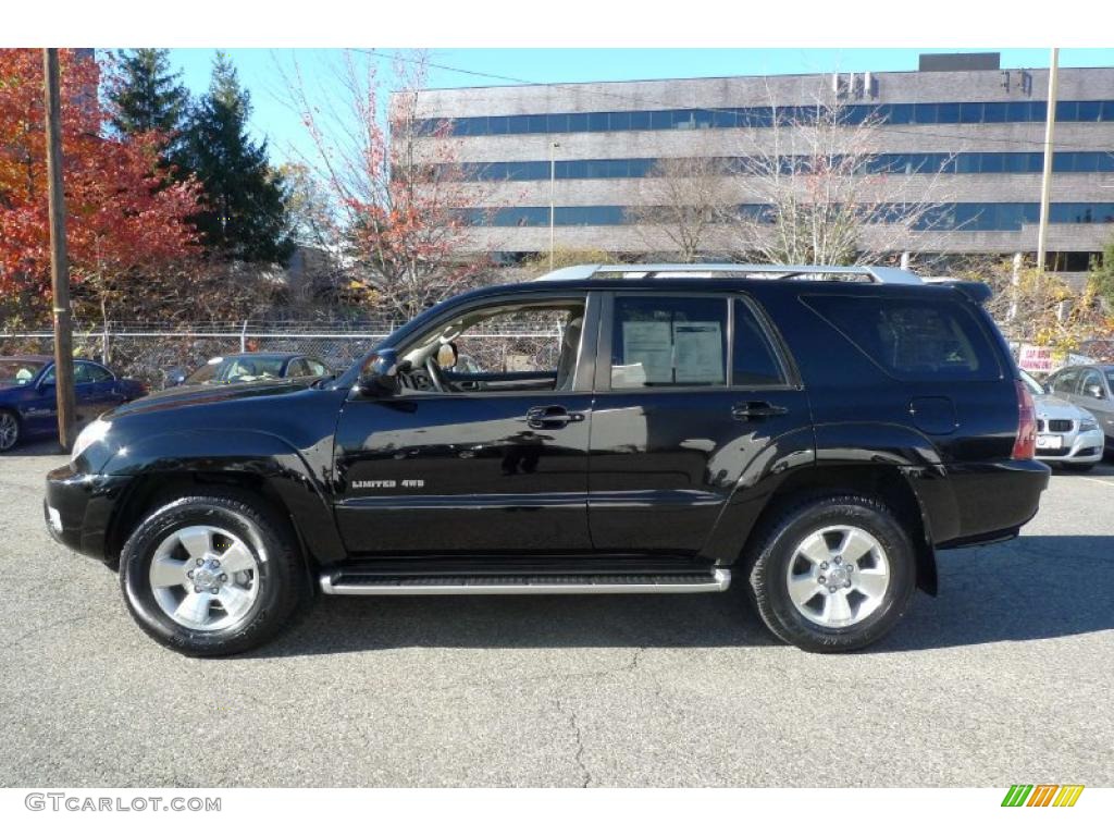 2004 4Runner Limited 4x4 - Black / Taupe photo #10