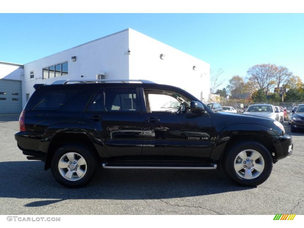 2004 4Runner Limited 4x4 - Black / Taupe photo #11