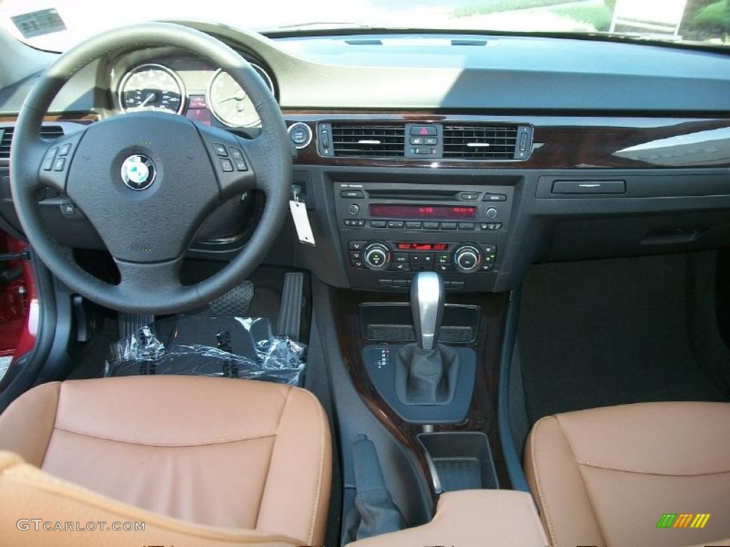 2011 BMW 3 Series 328i xDrive Sedan Saddle Brown Dakota Leather Dashboard Photo #39794594