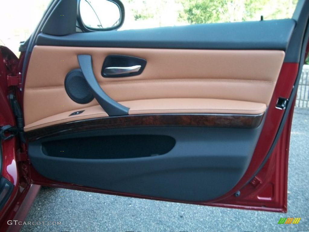 2011 BMW 3 Series 328i xDrive Sedan Saddle Brown Dakota Leather Door Panel Photo #39794966