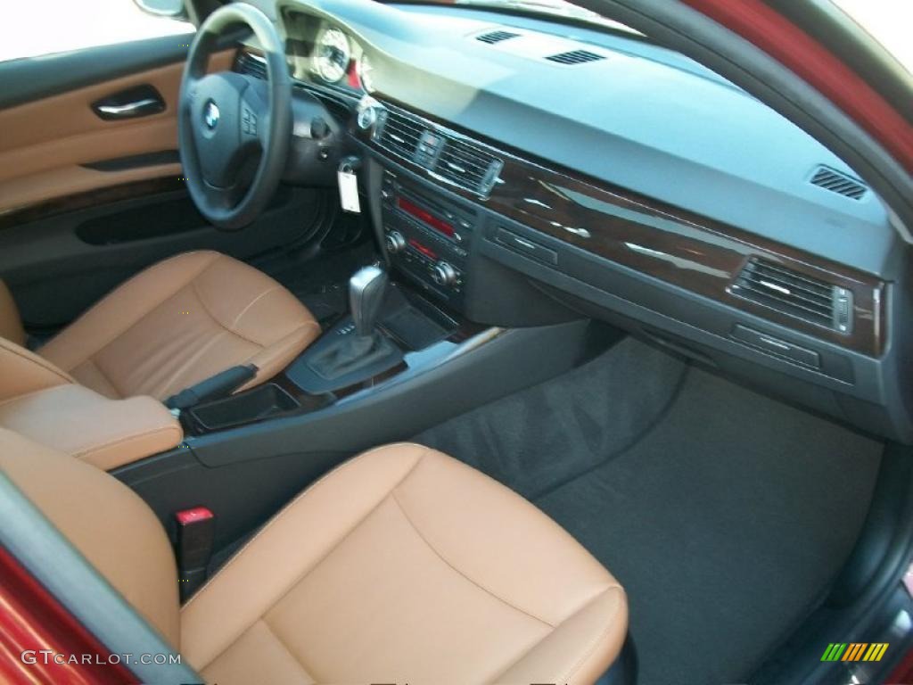 2011 BMW 3 Series 328i xDrive Sedan Saddle Brown Dakota Leather Dashboard Photo #39794978