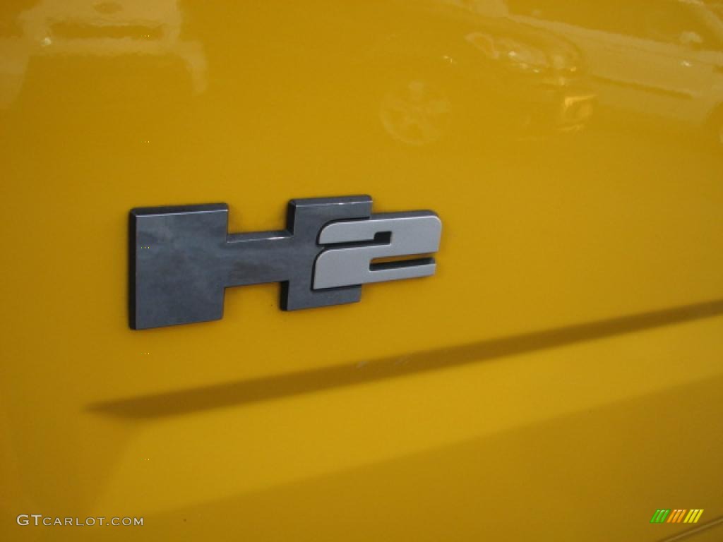 2003 H2 SUV - Yellow / Black photo #28