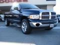 2005 Patriot Blue Pearl Dodge Ram 1500 SLT Quad Cab 4x4  photo #2