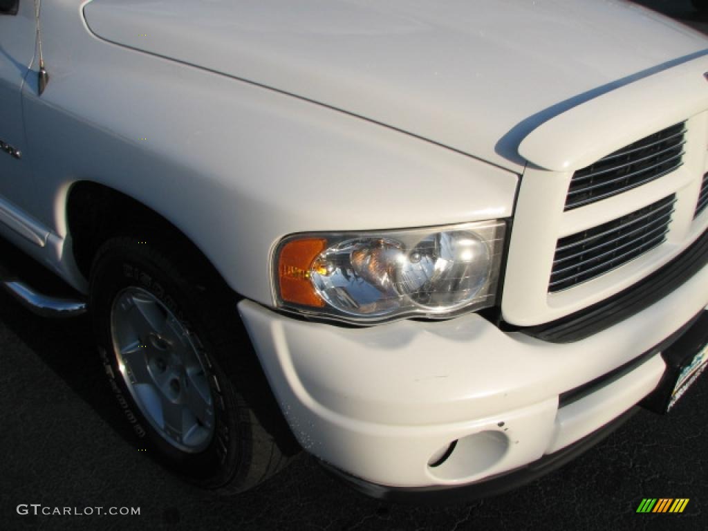 2004 Ram 1500 SLT Quad Cab - Bright White / Dark Slate Gray photo #2