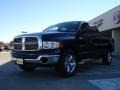 2005 Patriot Blue Pearl Dodge Ram 1500 SLT Quad Cab 4x4  photo #8