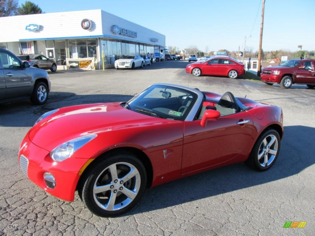 Aggressive Red 2007 Pontiac Solstice Roadster Exterior Photo #39798686