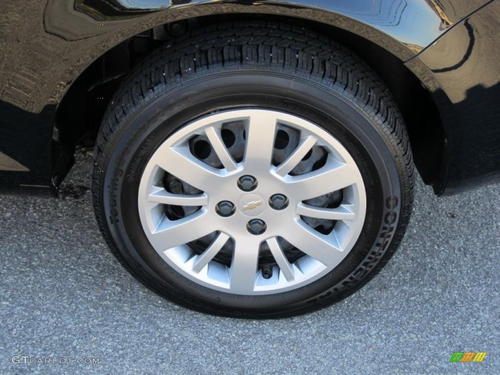 2009 Cobalt LS Coupe - Black / Gray photo #3