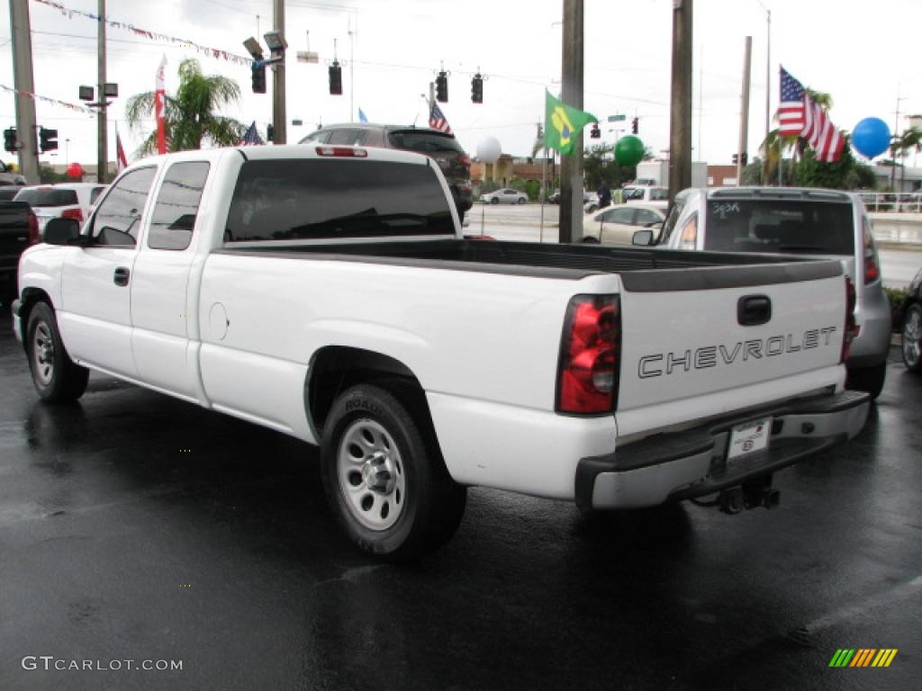 2006 Silverado 1500 Extended Cab - Summit White / Medium Gray photo #6