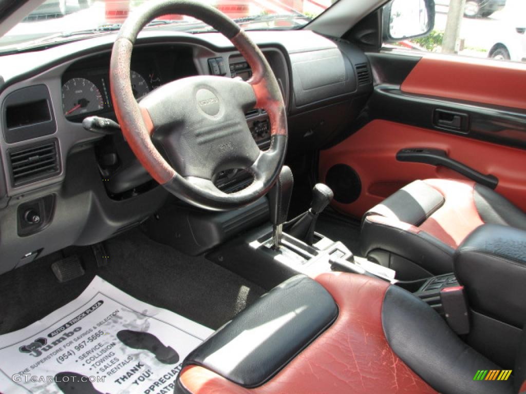 Carbon Black/Martian Rock Red Interior 1999 Isuzu VehiCROSS Standard VehiCROSS Model Photo #39800116