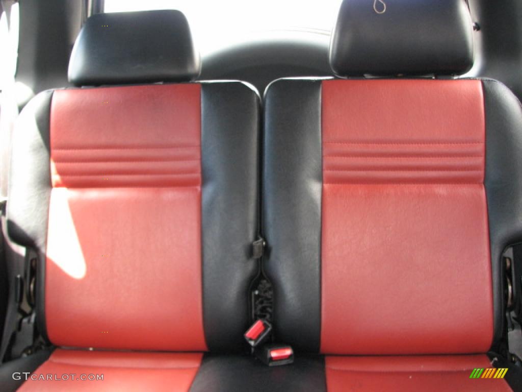 Carbon Black/Martian Rock Red Interior 1999 Isuzu VehiCROSS Standard VehiCROSS Model Photo #39800128