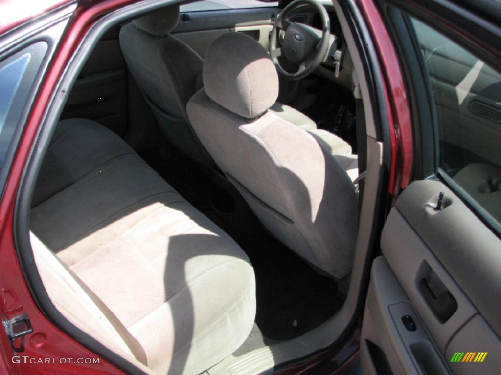2004 Taurus LX Sedan - Merlot Metallic / Medium Parchment photo #13