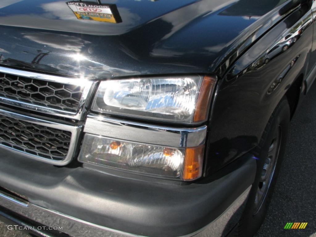 2005 Silverado 1500 LS Crew Cab - Black / Tan photo #4