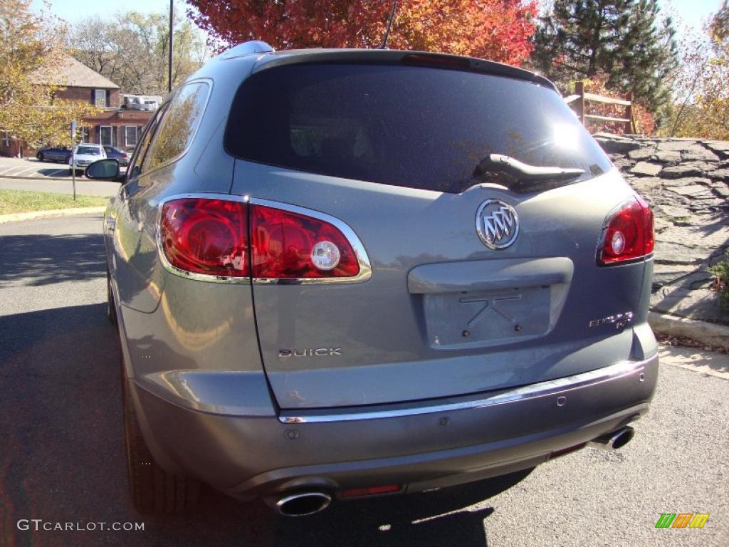 2008 Enclave CXL AWD - Blue Gold Crystal Metallic / Titanium/Dark Titanium photo #4