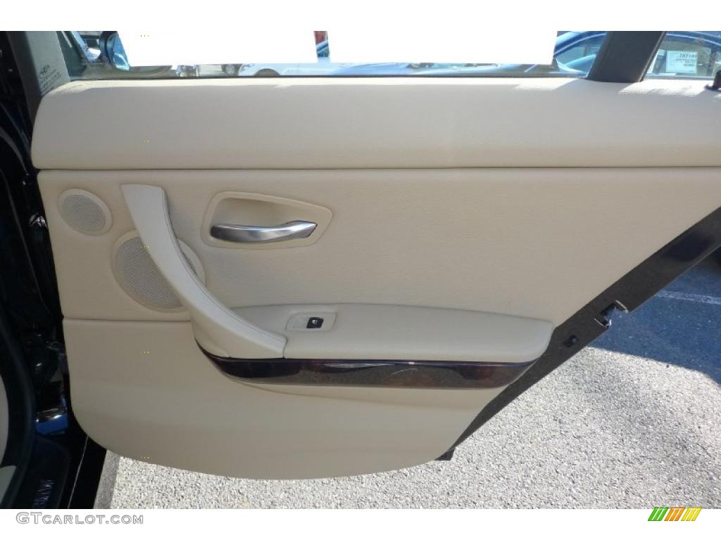 2007 3 Series 328xi Wagon - Jet Black / Cream Beige photo #34