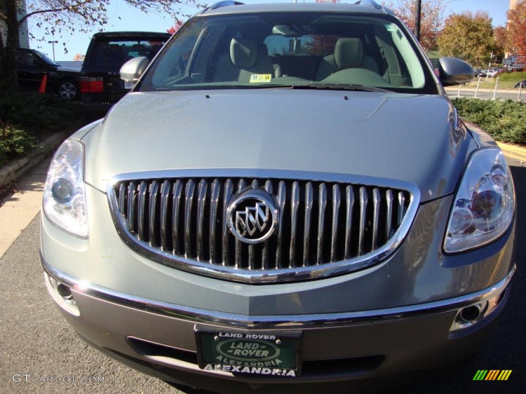 2008 Enclave CXL AWD - Blue Gold Crystal Metallic / Titanium/Dark Titanium photo #11