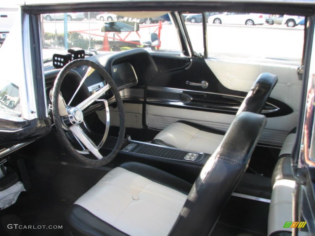 Black/White Interior 1960 Ford Thunderbird Hardtop Photo #39803596