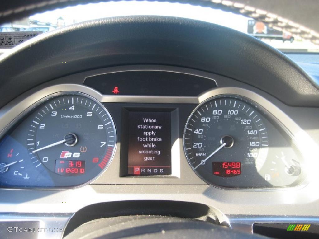 2008 Audi S6 5.2 quattro Sedan Gauges Photo #39804132