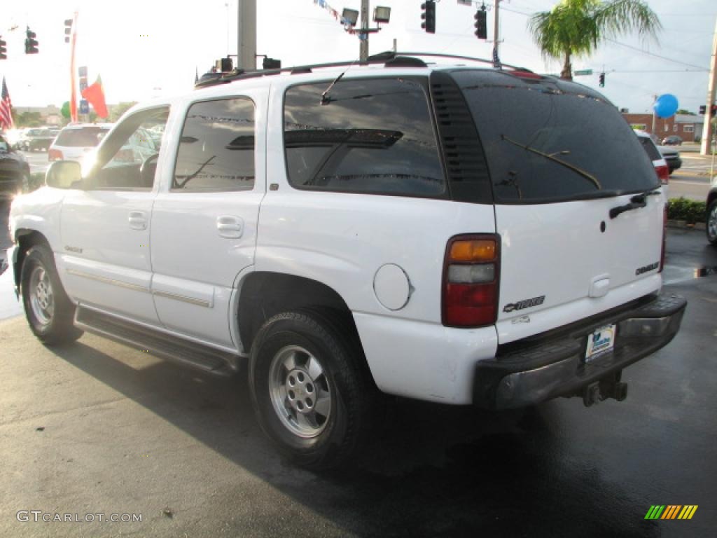 2001 Tahoe LS - Summit White / Graphite/Medium Gray photo #6