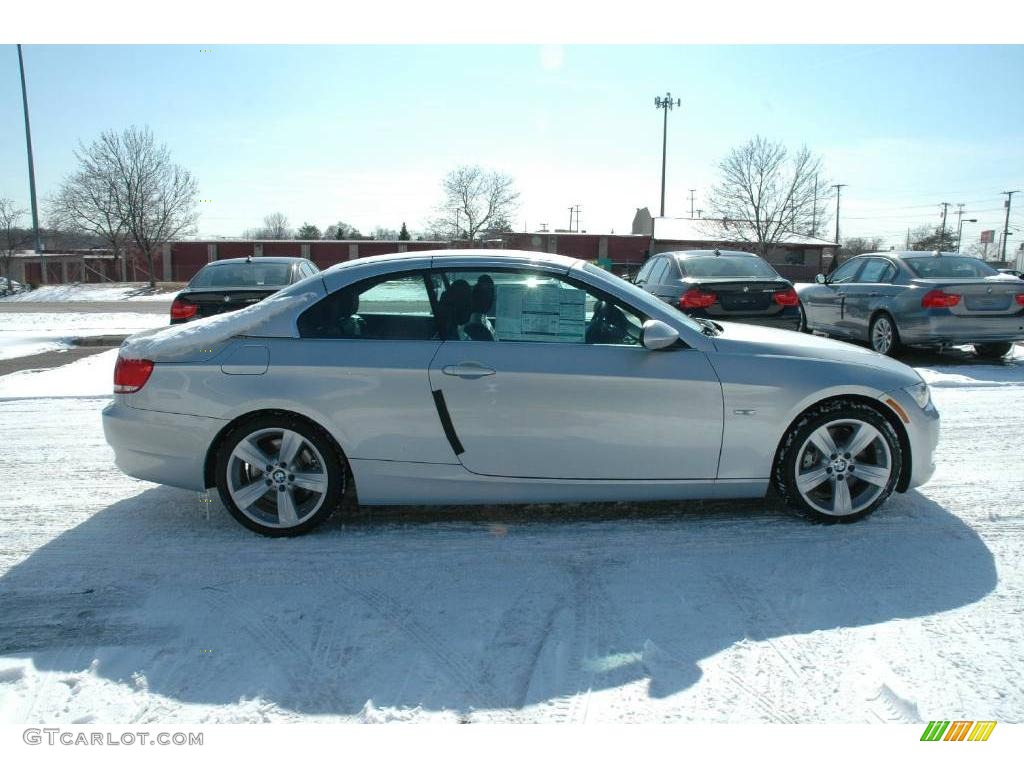 2009 3 Series 335i Convertible - Titanium Silver Metallic / Black Dakota Leather photo #6