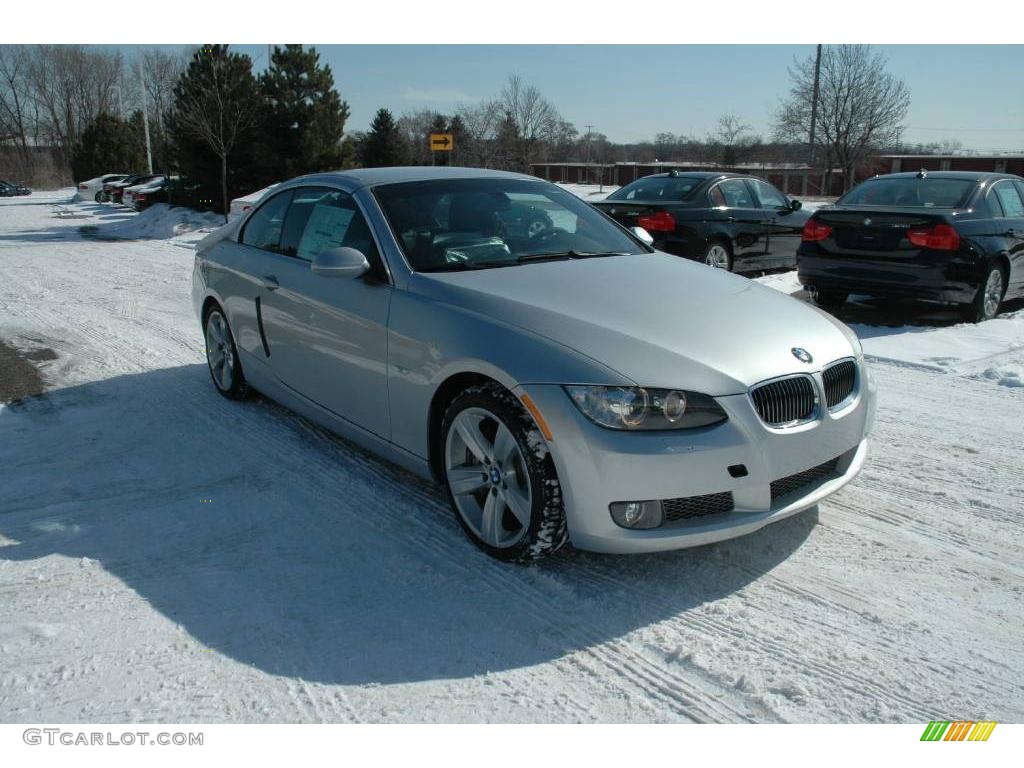 2009 3 Series 335i Convertible - Titanium Silver Metallic / Black Dakota Leather photo #7