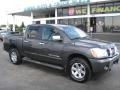 2005 Smoke Gray Nissan Titan LE Crew Cab 4x4  photo #1