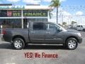 2005 Smoke Gray Nissan Titan LE Crew Cab 4x4  photo #11