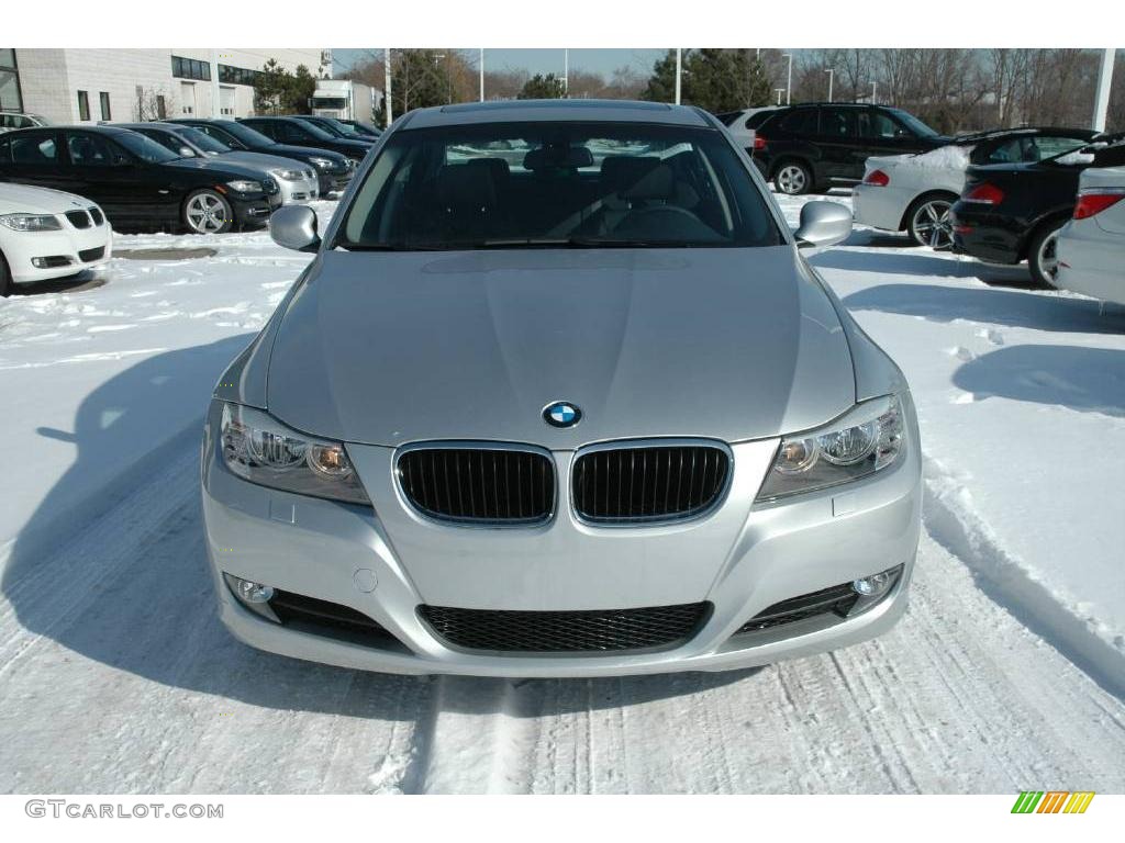 2009 3 Series 328xi Sedan - Titanium Silver Metallic / Black photo #8