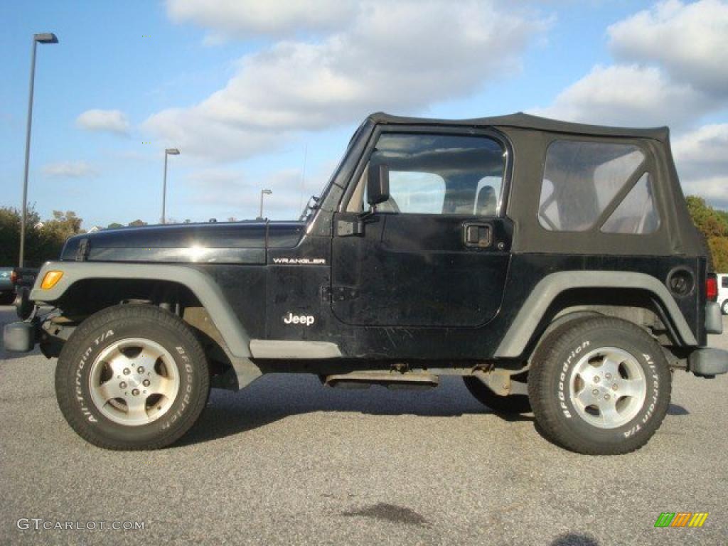 2002 Wrangler Sport 4x4 - Black / Agate Black photo #2