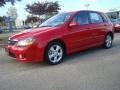 Spicy Red 2008 Kia Spectra 5 SX Wagon Exterior