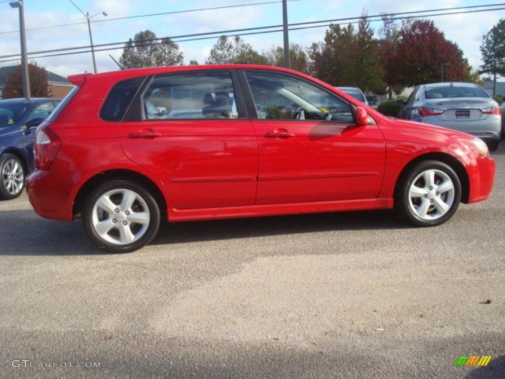 Spicy Red 2008 Kia Spectra 5 SX Wagon Exterior Photo #39807280